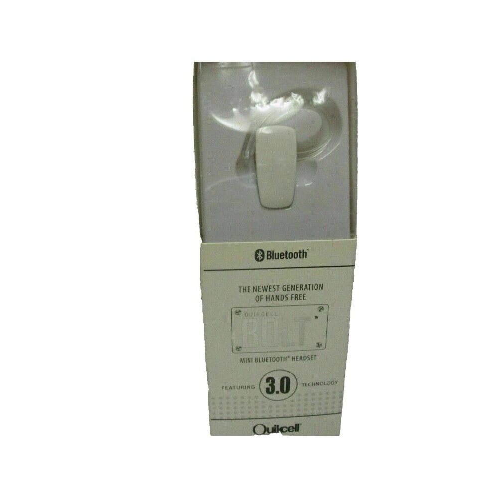 Quikcell QBT523 V3.0 Mono Bluetooth - Simply White